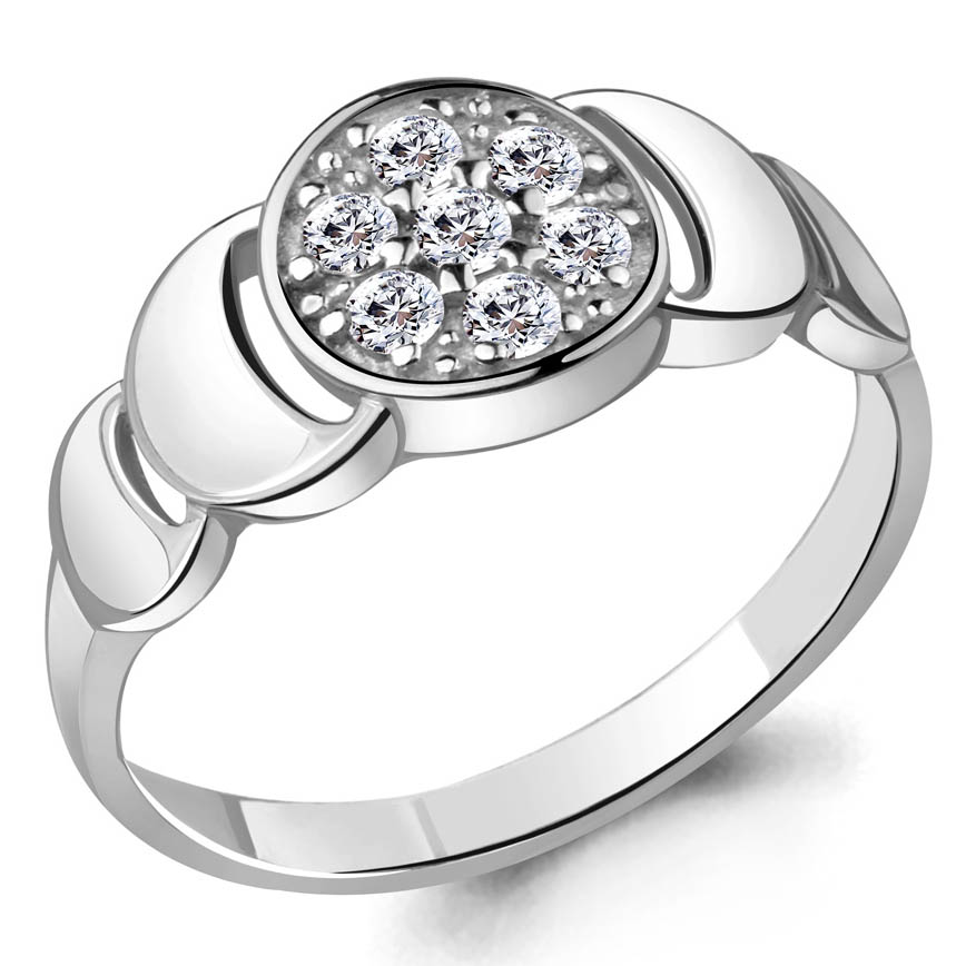 Кольцо, серебро, фианит, 68518А.5